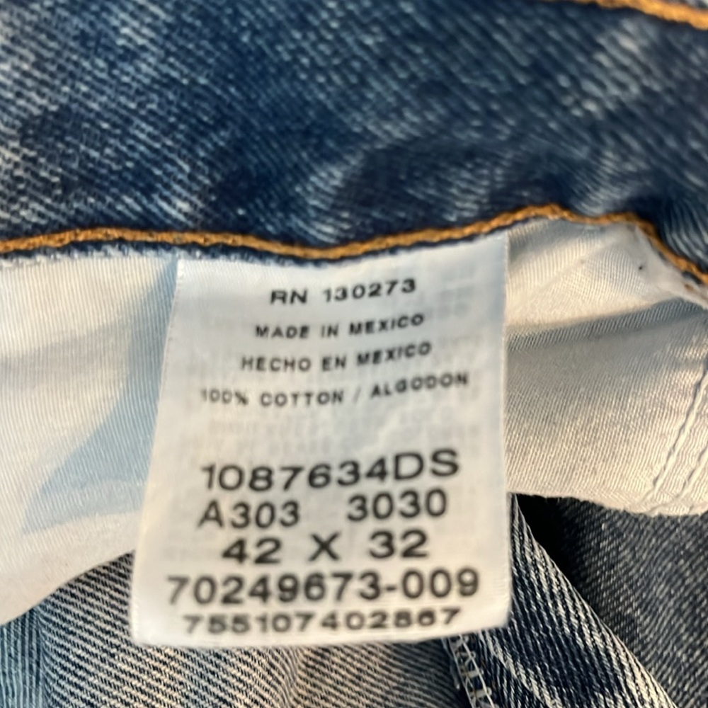Rustler Relaxed Blue Men's Denim Jeans - Picture 3 of 3
